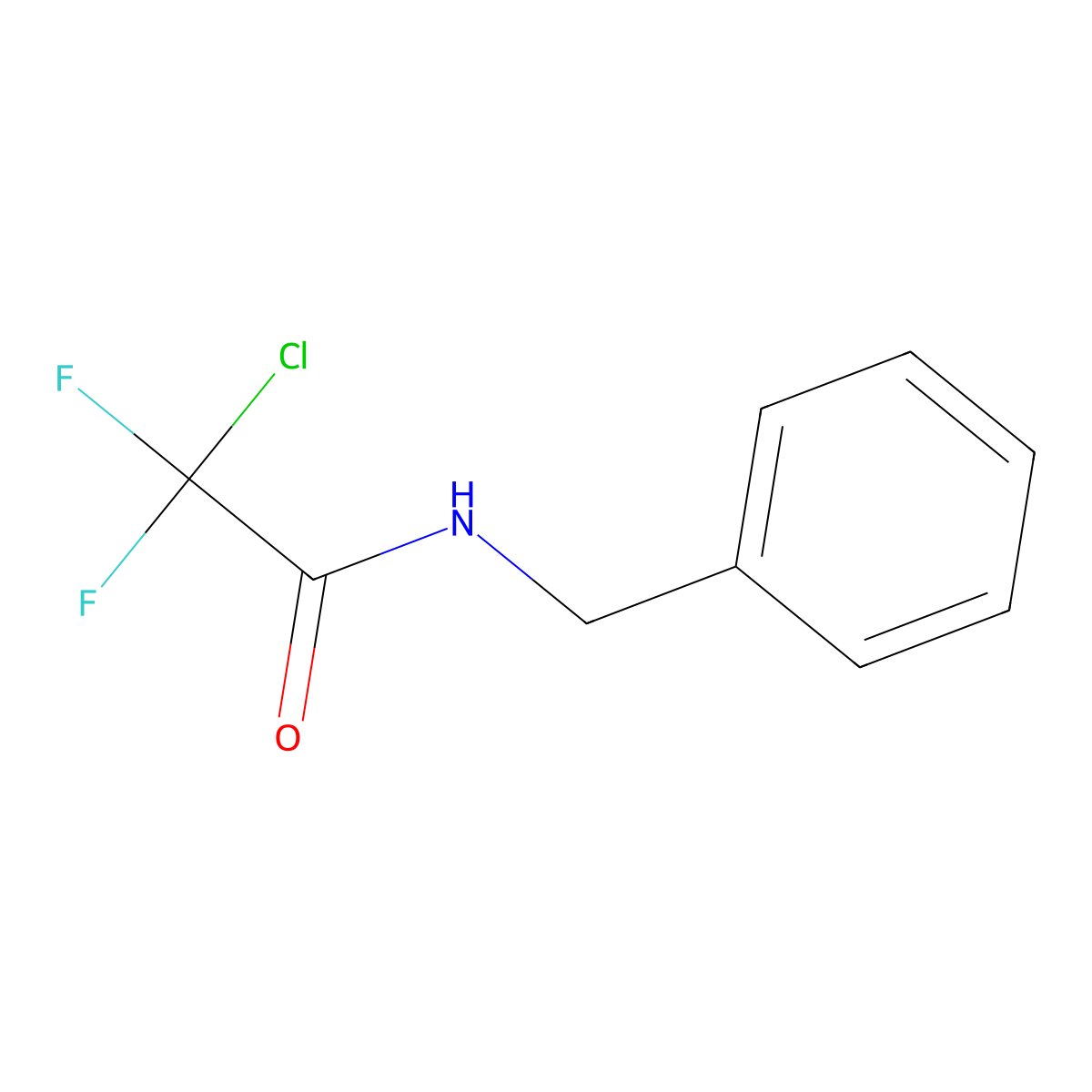 N-benzyl-2-chloro-2,2-difluoroacetamide molecular structure, CAS 478258-77-4