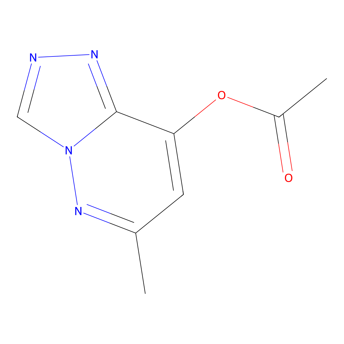 6-Methyl[1,2,4]triazolo[4,3-b]pyridazin-8-yl acetate molecular structure, CAS 478258-97-8