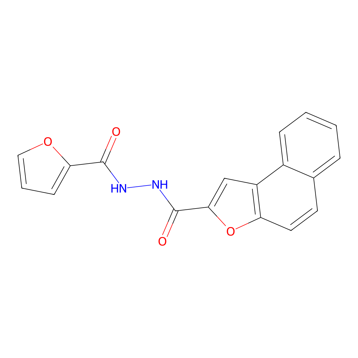 N'-(2-furylcarbonyl)naphtho[2,1-b]furan-2-carbohydrazide molecular structure, CAS 478259-88-0
