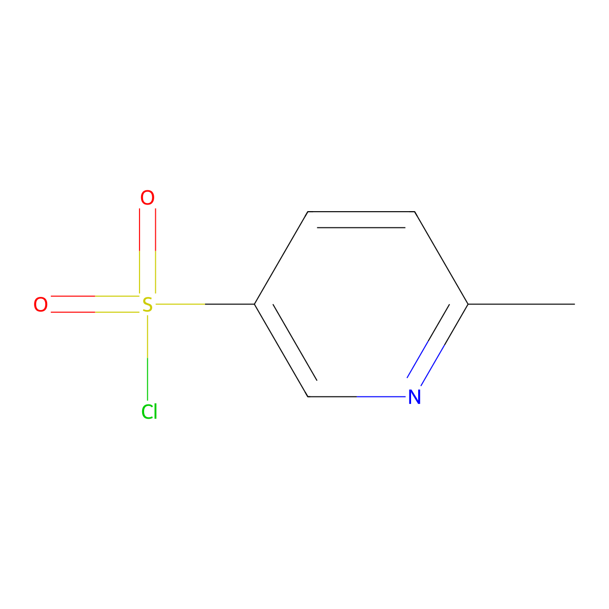 6-Methylpyridine-3-sulfonyl chloride molecular structure, CAS 478264-00-5