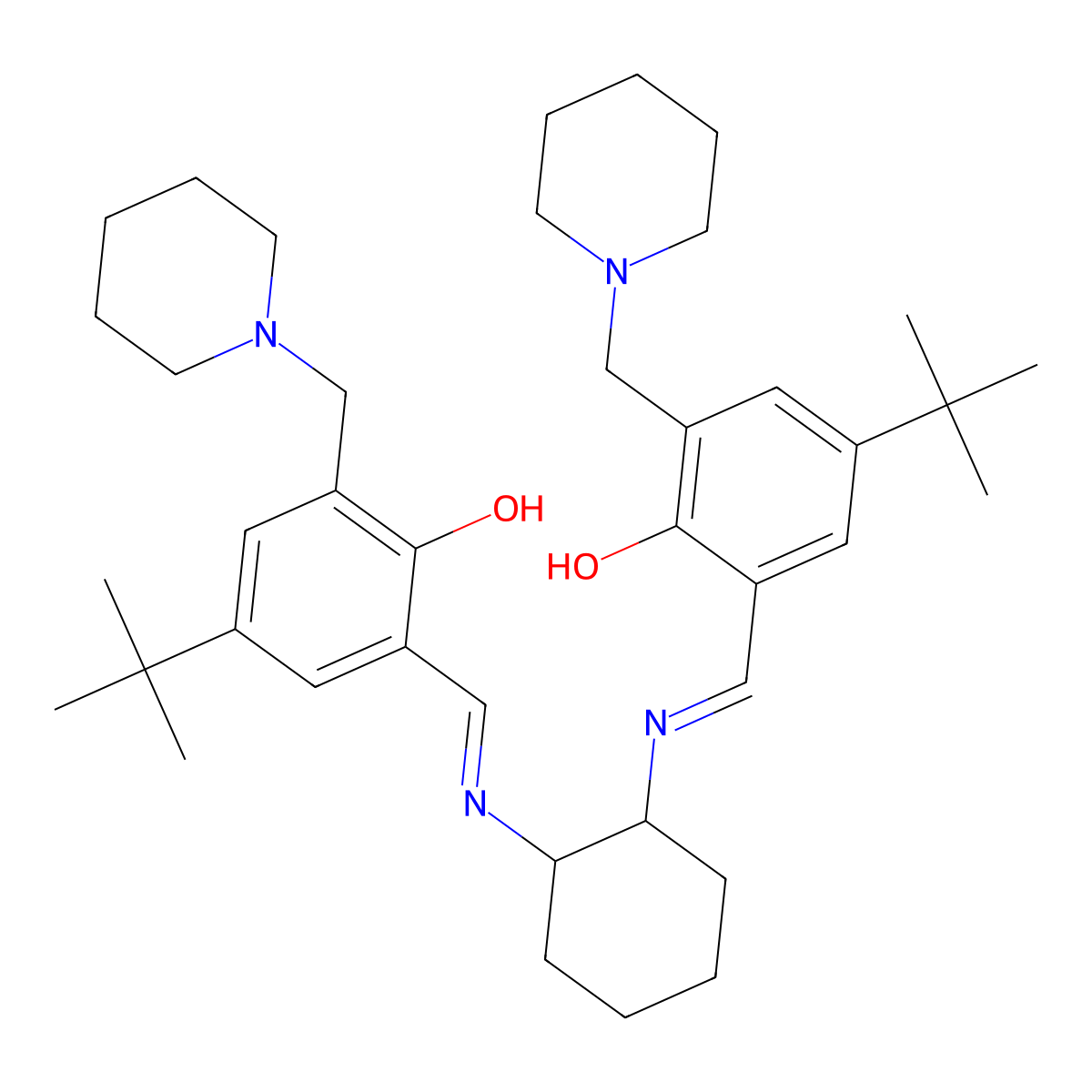 2,2-((1S,2S)-1,2-Cyclohexanediylbis((e molecular structure, CAS 478282-27-8
