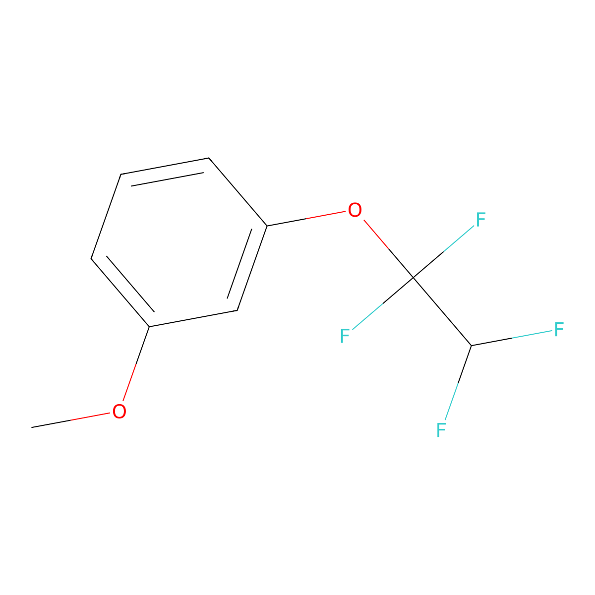 1-Methoxy-3-(1,1,2,2-tetrafluoroethoxy)benzene molecular structure, CAS 478282-30-3
