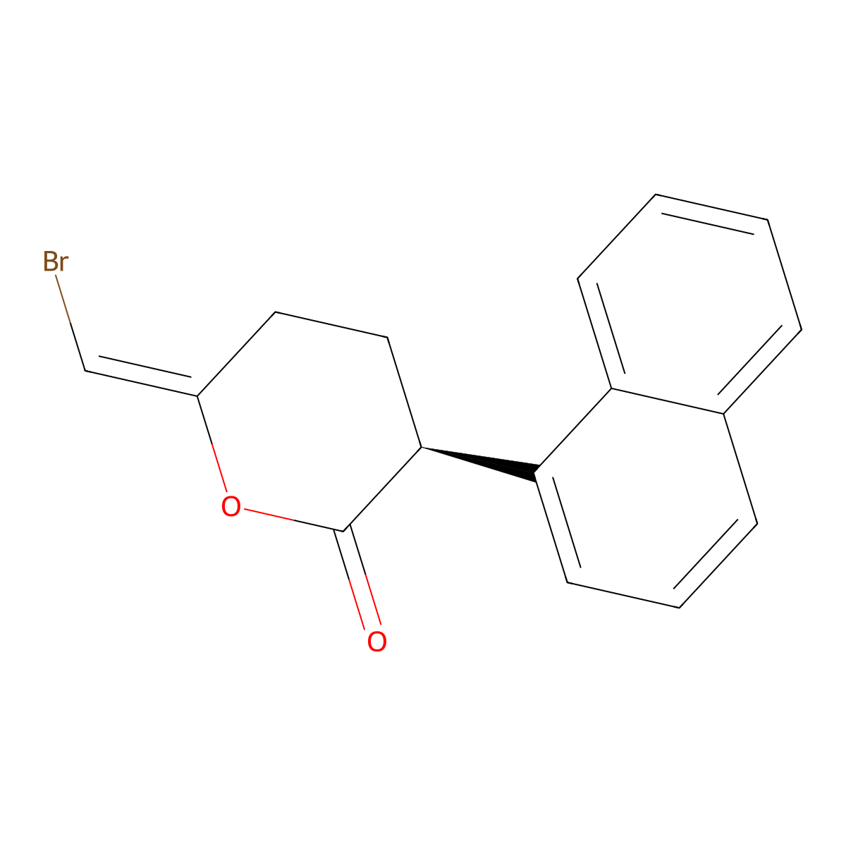 (S)-Bromoenol lactone molecular structure, CAS 478288-94-7