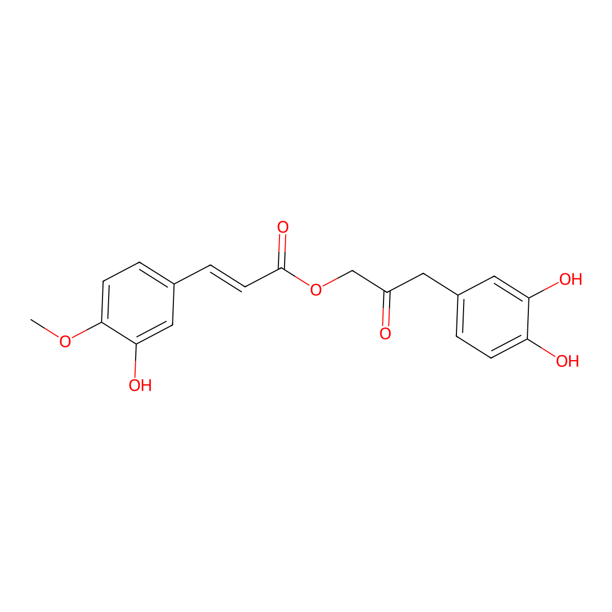 Cimiracemate A molecular structure, CAS 478294-16-5