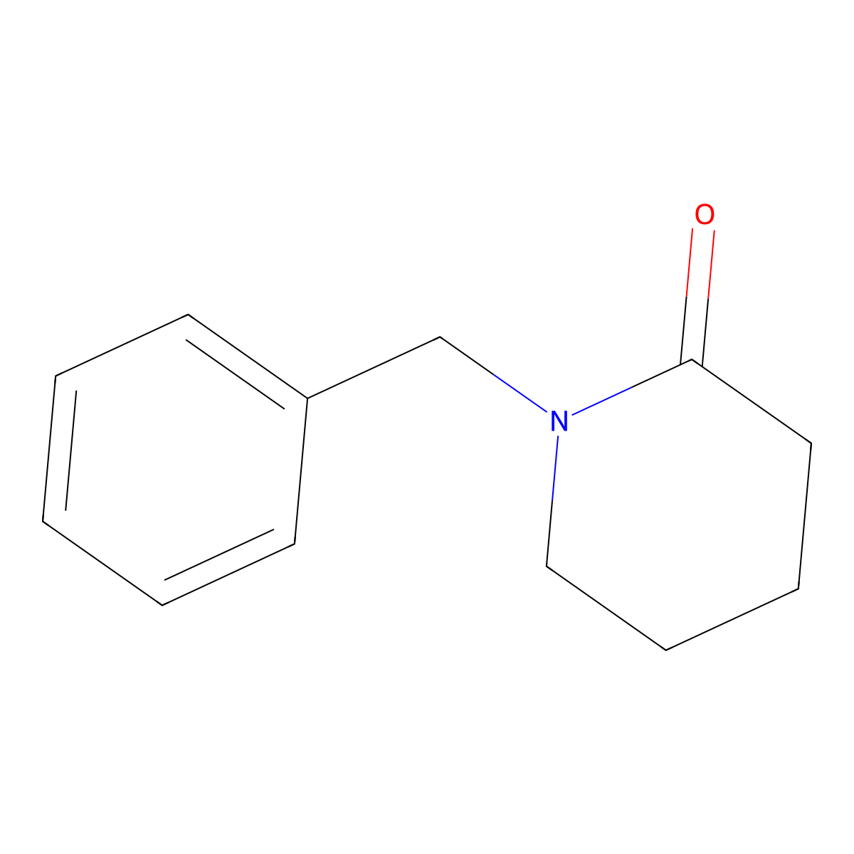 1-Benzyl-2-piperidone molecular structure, CAS 4783-65-7