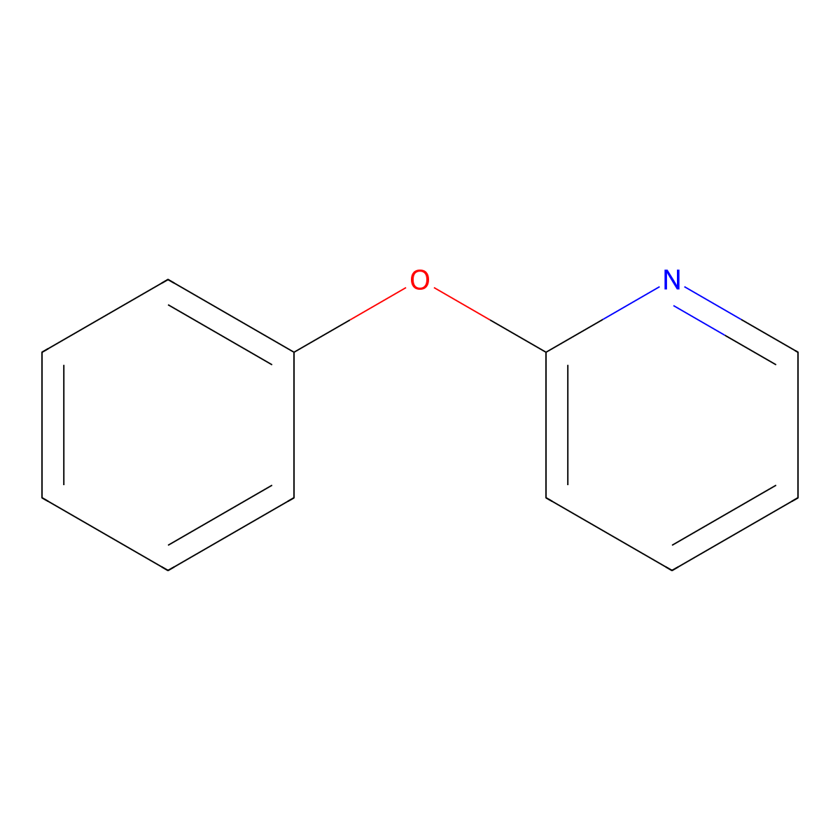 2-Phenoxypyridine molecular structure, CAS 4783-68-0