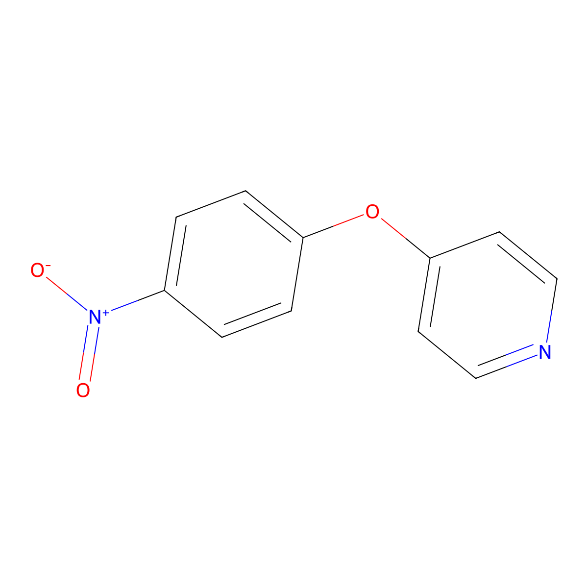 4-(4-Nitrophenoxy)pyridine molecular structure, CAS 4783-83-9
