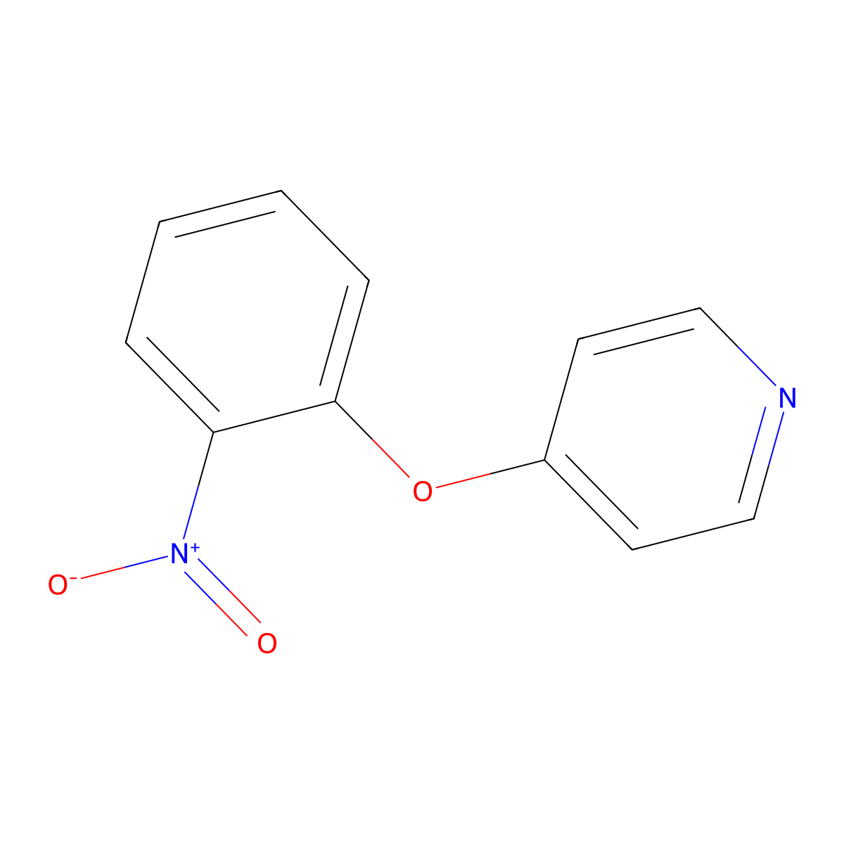 4-(2-Nitrophenoxy)pyridine molecular structure, CAS 4783-85-1