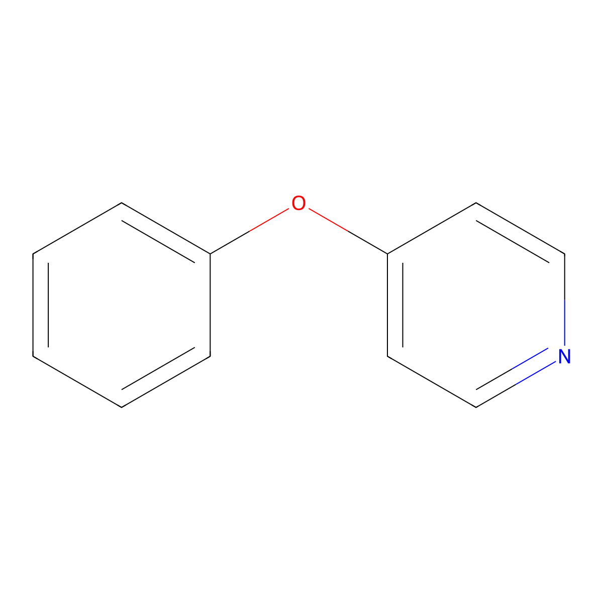 4-Phenoxypyridine molecular structure, CAS 4783-86-2