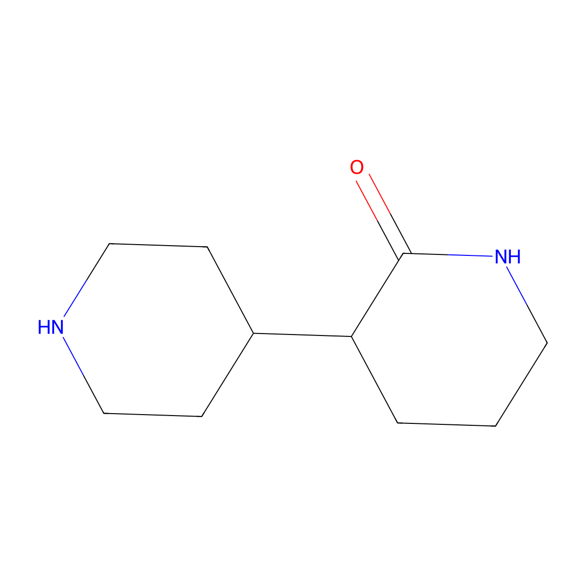 3-(Piperidin-4-YL)piperidin-2-one molecular structure, CAS 478364-01-1