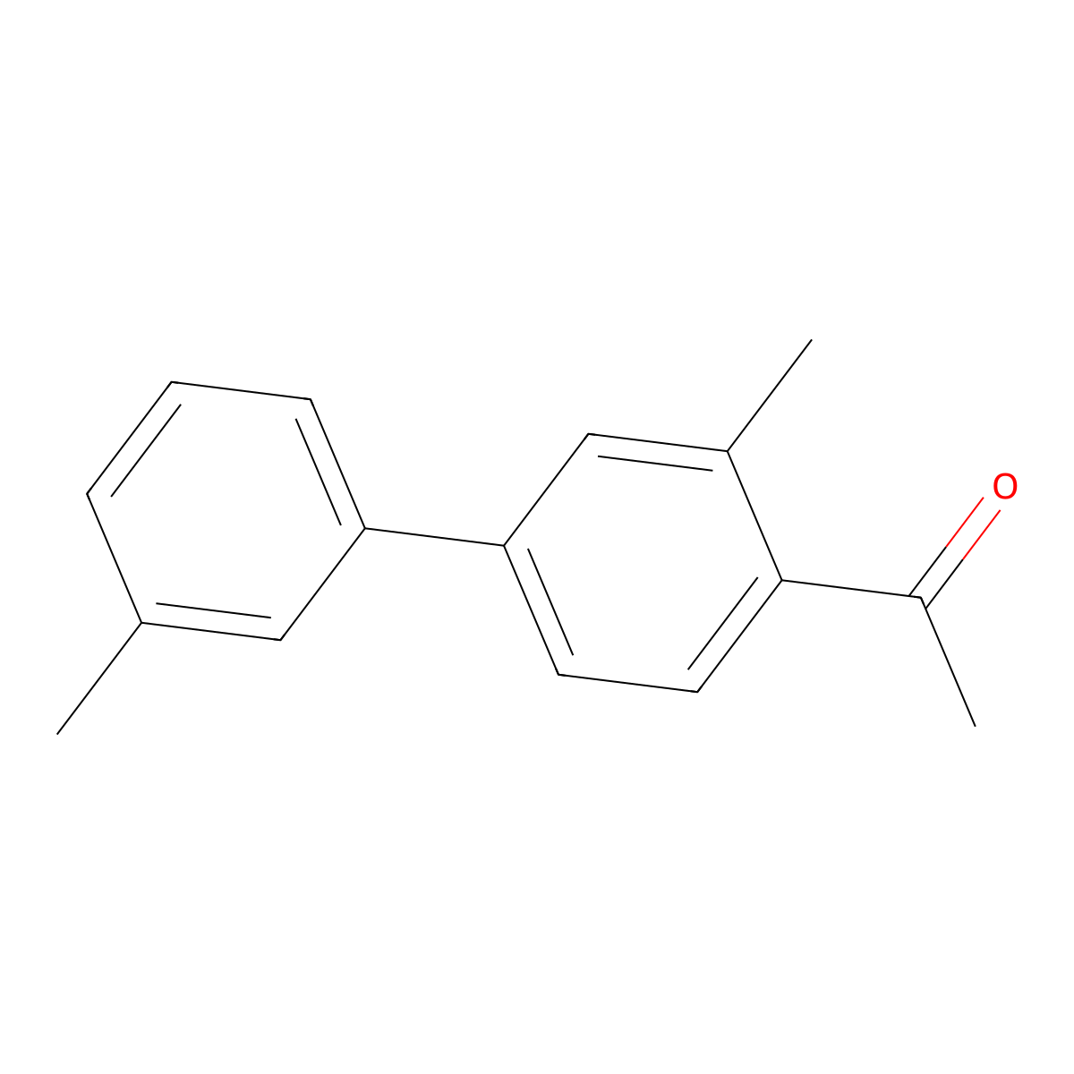 1-(3,3'-Dimethyl-[1,1'-biphenyl]-4-yl)ethanone molecular structure, CAS 4784-72-9