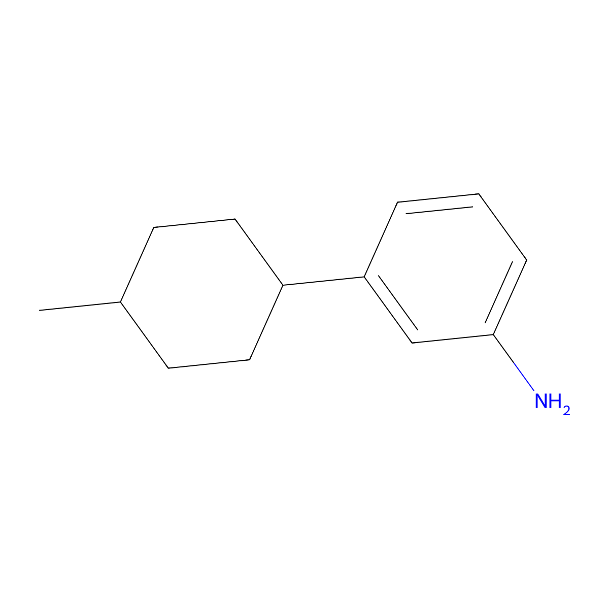 3-(4-Methylcyclohexyl)aniline molecular structure, CAS 478403-15-5