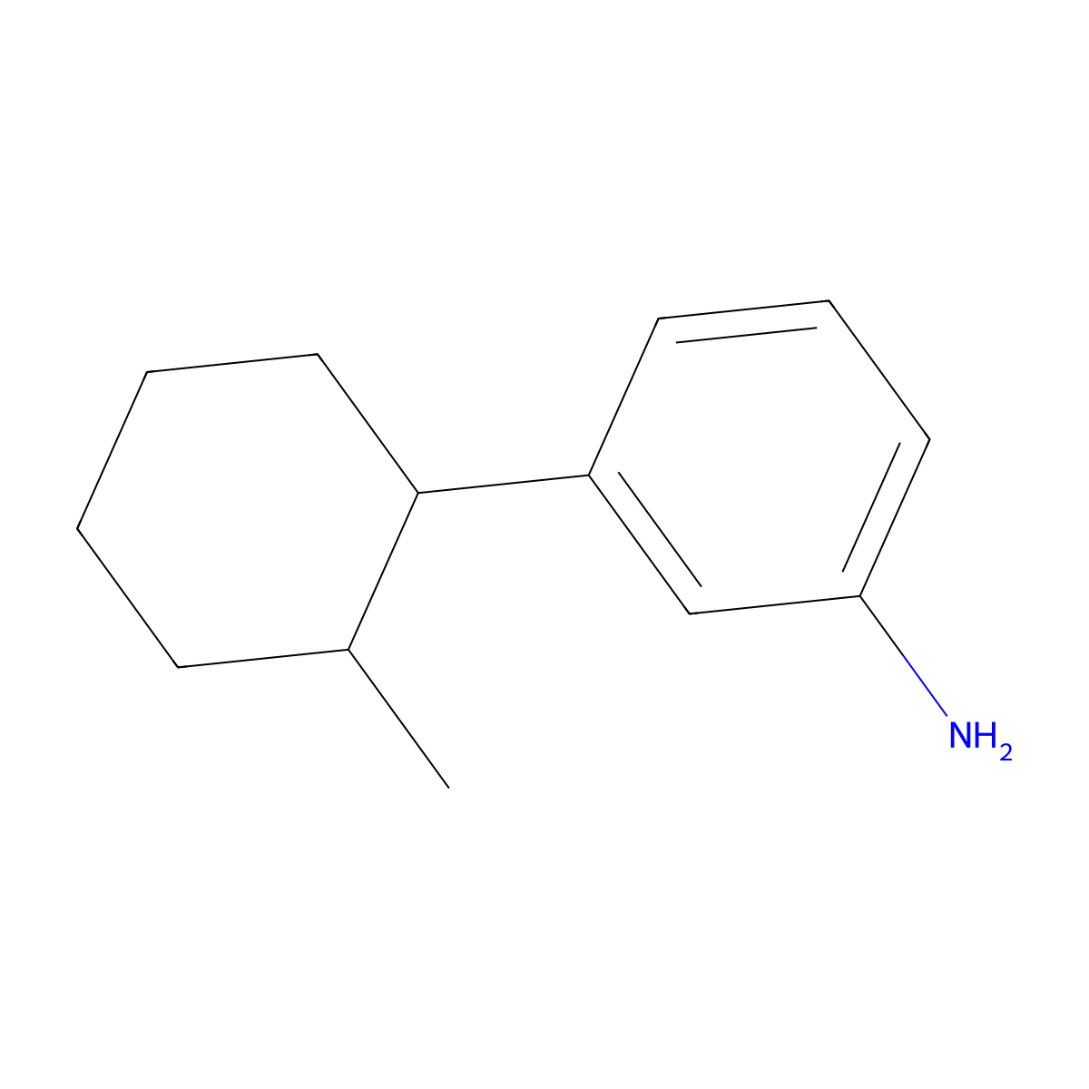 3-(2-Methylcyclohexyl)aniline molecular structure, CAS 478403-34-8