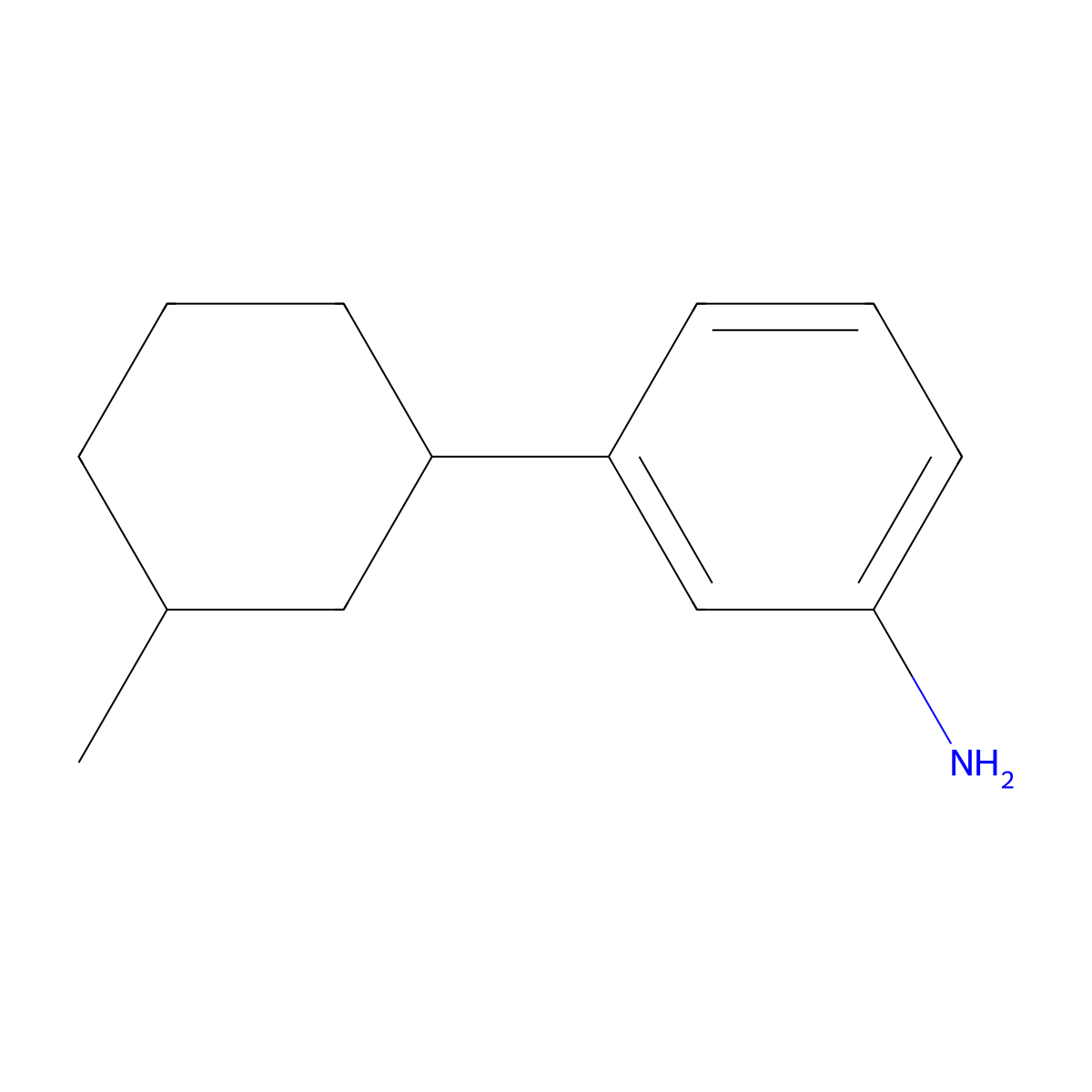 3-(3-Methylcyclohexyl)aniline molecular structure, CAS 478403-35-9