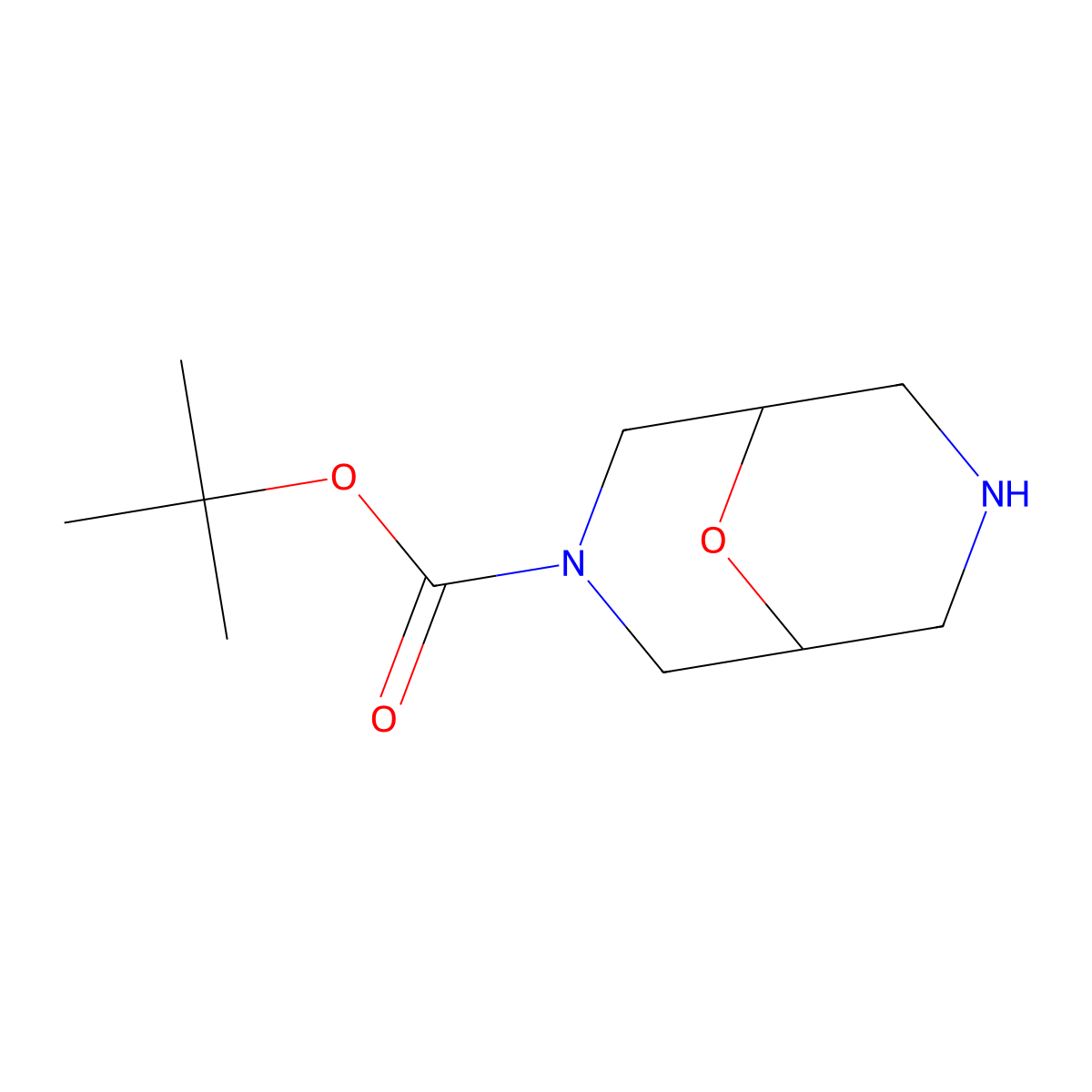 3-Boc-9-oxa-3,7-diazabicyclo[3.3.1]nonane molecular structure, CAS 478647-20-0