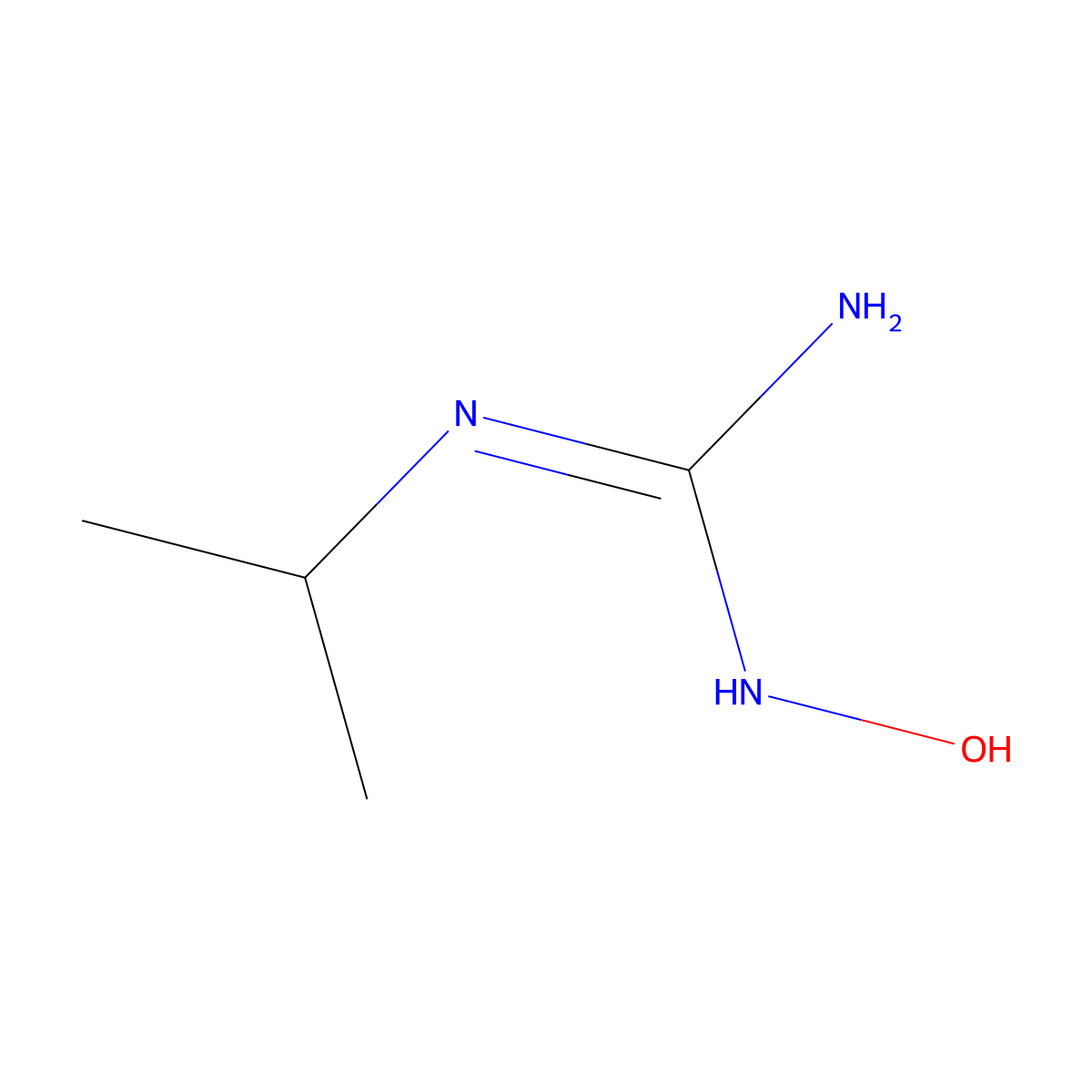 1-Hydroxy-2-isopropylguanidine molecular structure, CAS 478806-77-8