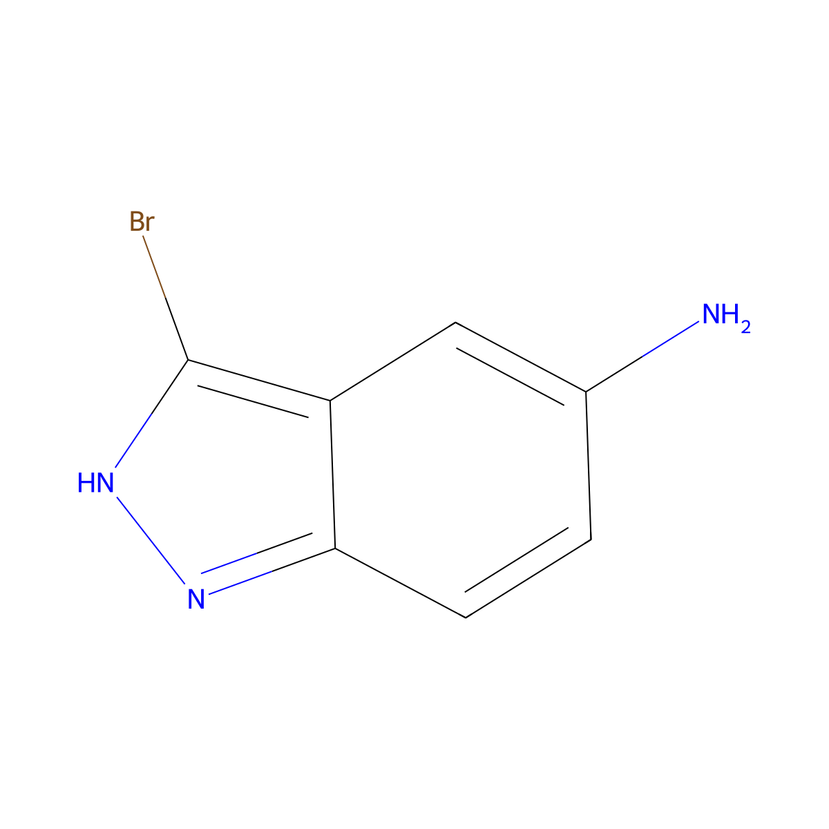 3-bromo-1H-indazol-5-amine molecular structure, CAS 478837-59-1