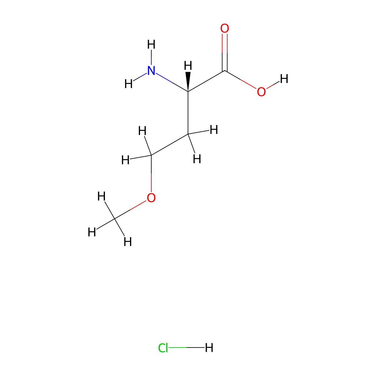O-Methyl-L-homoserine hydrochloride molecular structure, CAS 478909-59-0