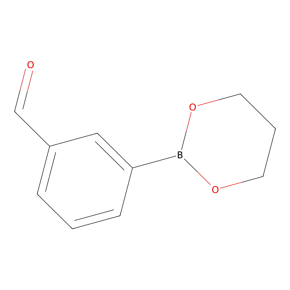3-(1,3,2-Dioxaborinan-2-YL)benzaldehyde molecular structure, CAS 478930-25-5