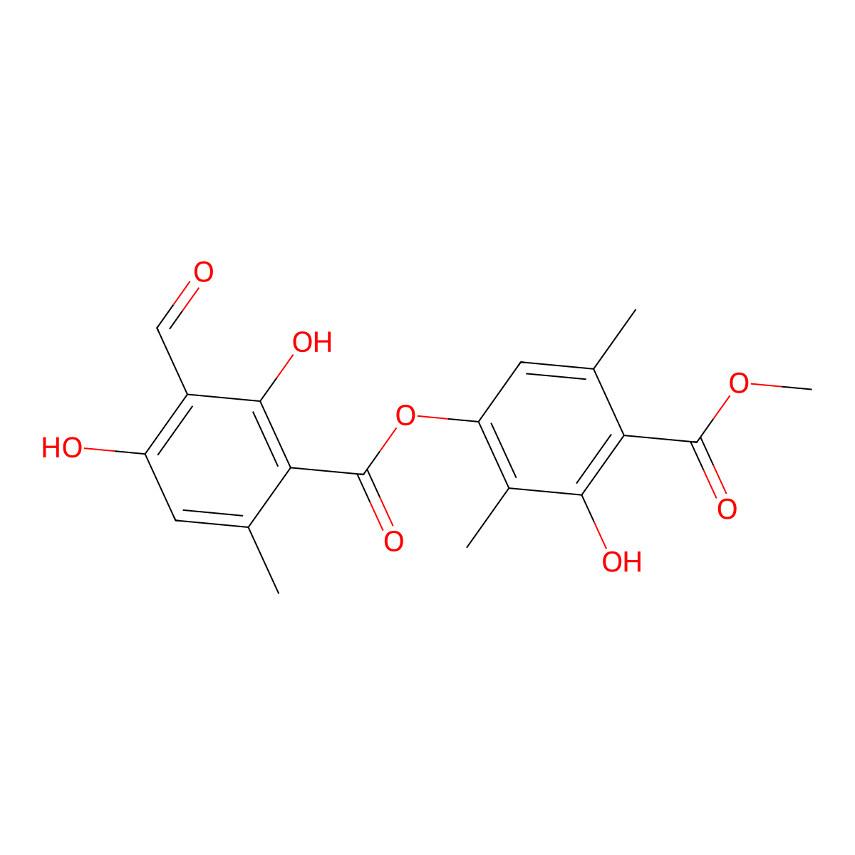Atranorin molecular structure, CAS 479-20-9
