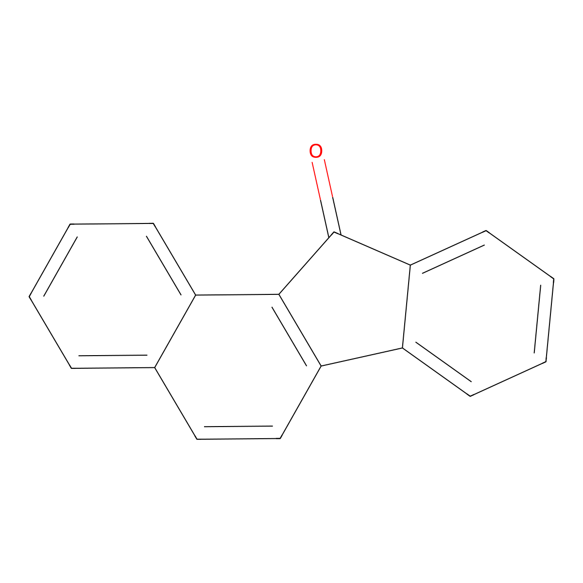 Benzo(a)fluorenone molecular structure, CAS 479-79-8