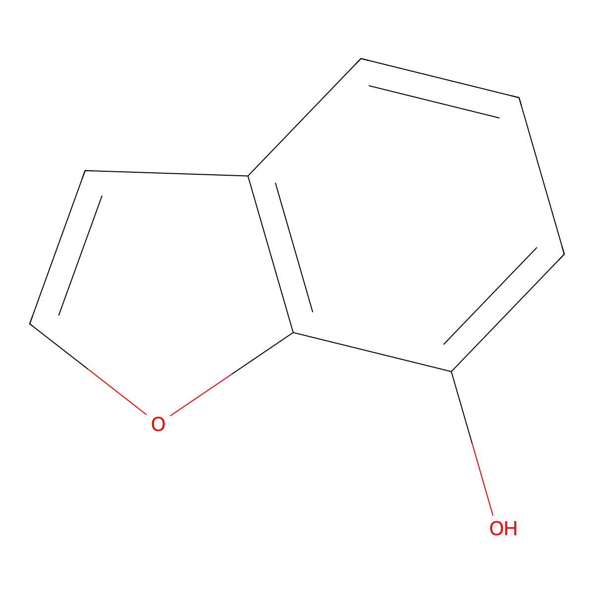 7-Benzofuranol molecular structure, CAS 4790-81-2