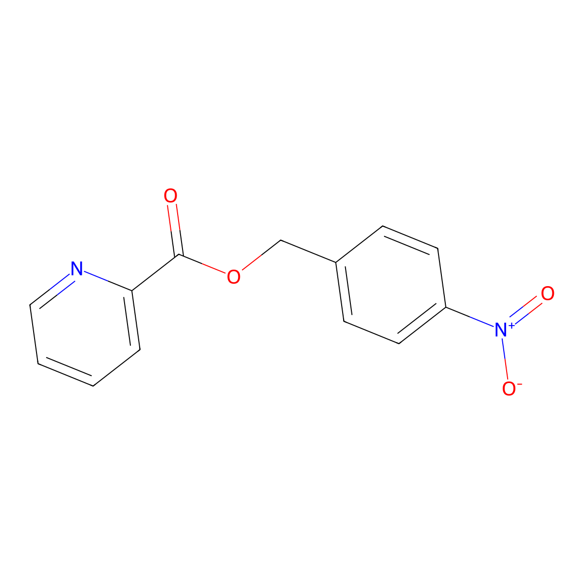 (4-Nitrophenyl)methyl pyridine-2-carboxylate molecular structure, CAS 479049-71-3