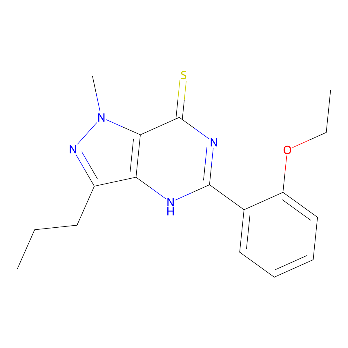 Thiopyrazolopyrimidine molecular structure, CAS 479074-06-1