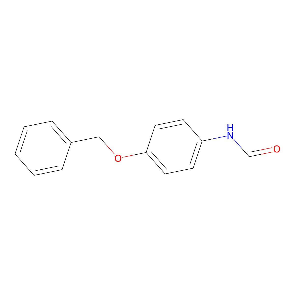 N-(4-(Benzyloxy)phenyl)formamide molecular structure, CAS 479075-72-4