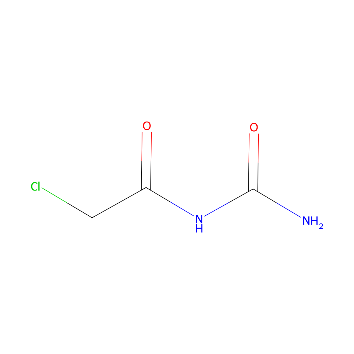 (2-Chloroacetyl)urea molecular structure, CAS 4791-21-3