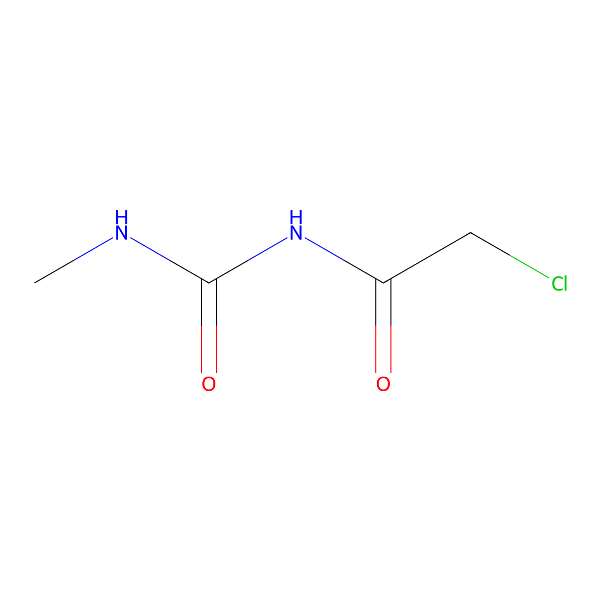 1-(2-Chloro-acetyl)-3-methyl-urea molecular structure, CAS 4791-22-4