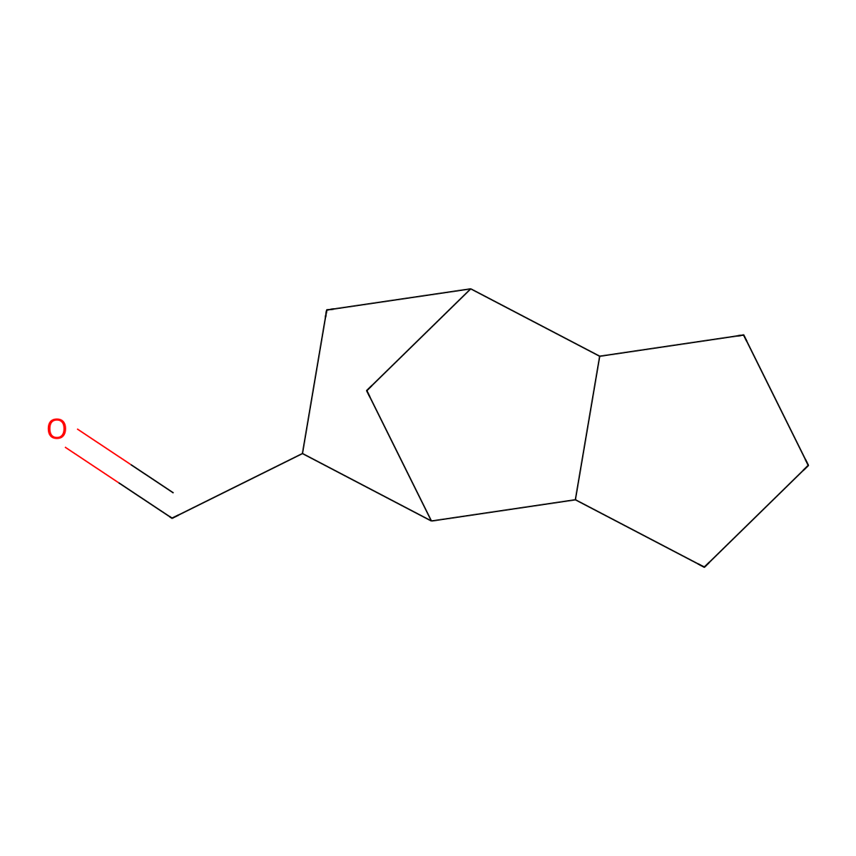 Octahydro-4,7-methano-1H-indene-5-carbaldehyde molecular structure, CAS 4791-70-2