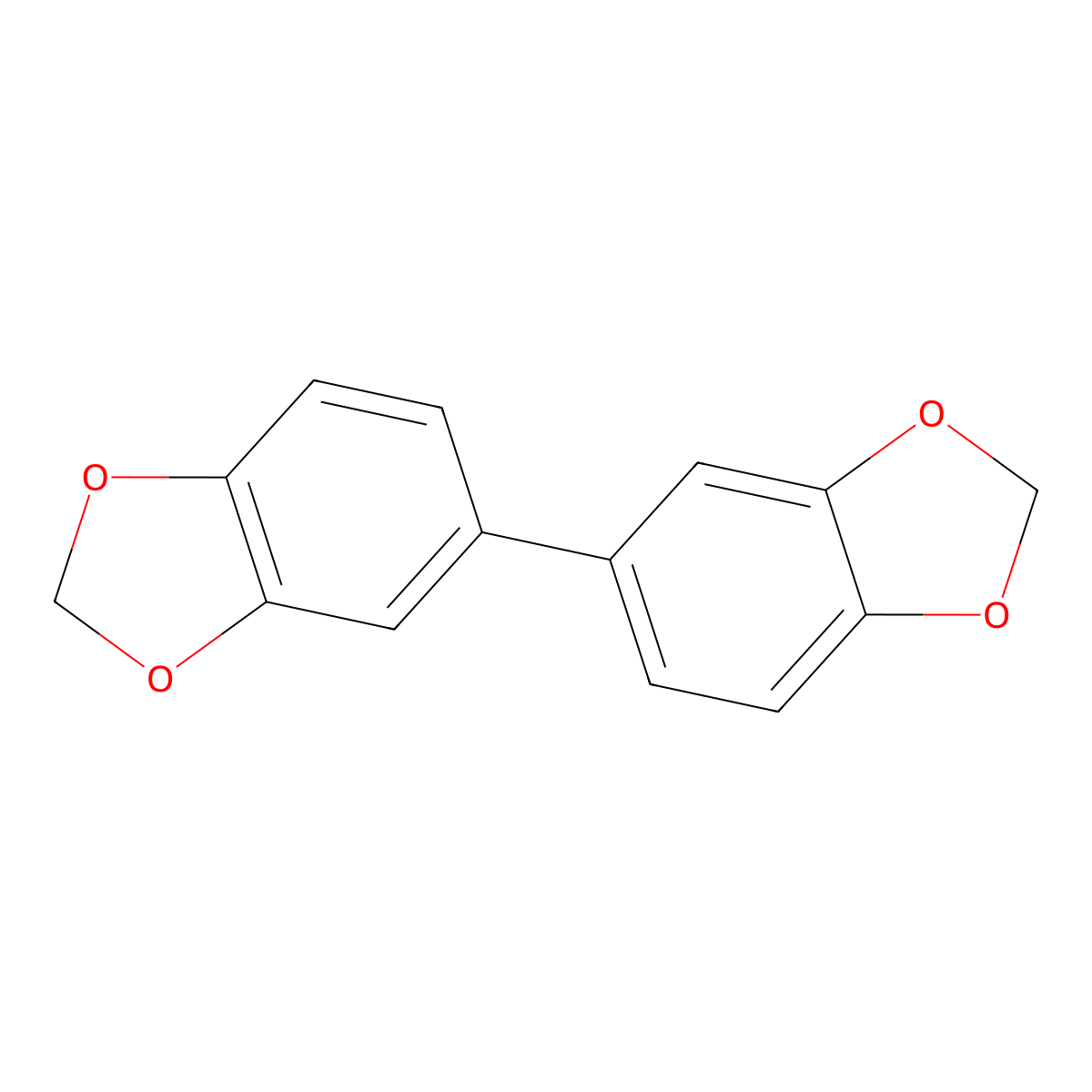 2H,2'H-5,5'-Bi-1,3-benzodioxole molecular structure, CAS 4791-89-3