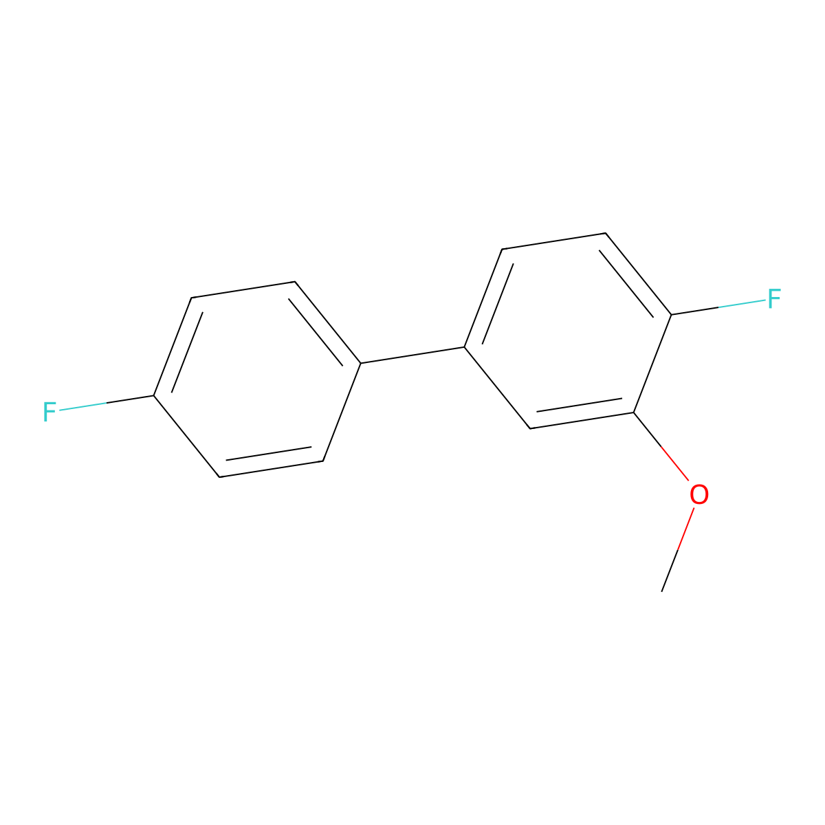 4,4'-Difluoro-3-methoxy-1,1'-biphenyl molecular structure, CAS 479190-79-9