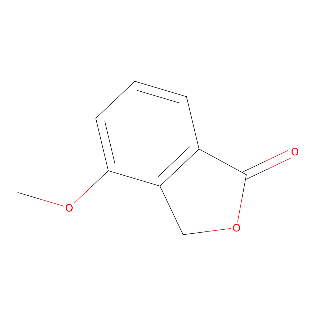 4-Methoxy-3H-isobenzofuran-1-one molecular structure, CAS 4792-33-0