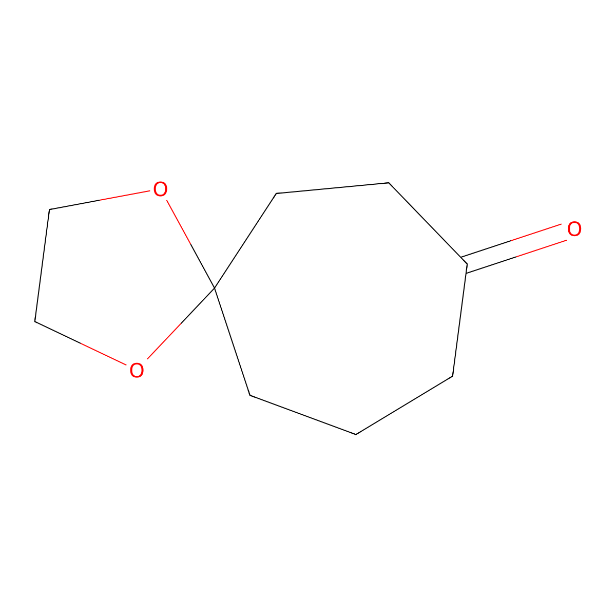 1,4-Dioxaspiro(4.6)undecan-8-one molecular structure, CAS 4792-37-4