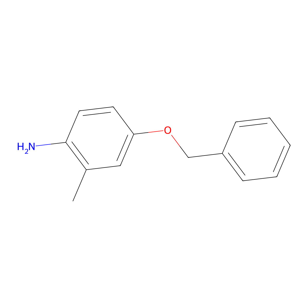 4-(Benzyloxy)-2-methylaniline molecular structure, CAS 4792-60-3