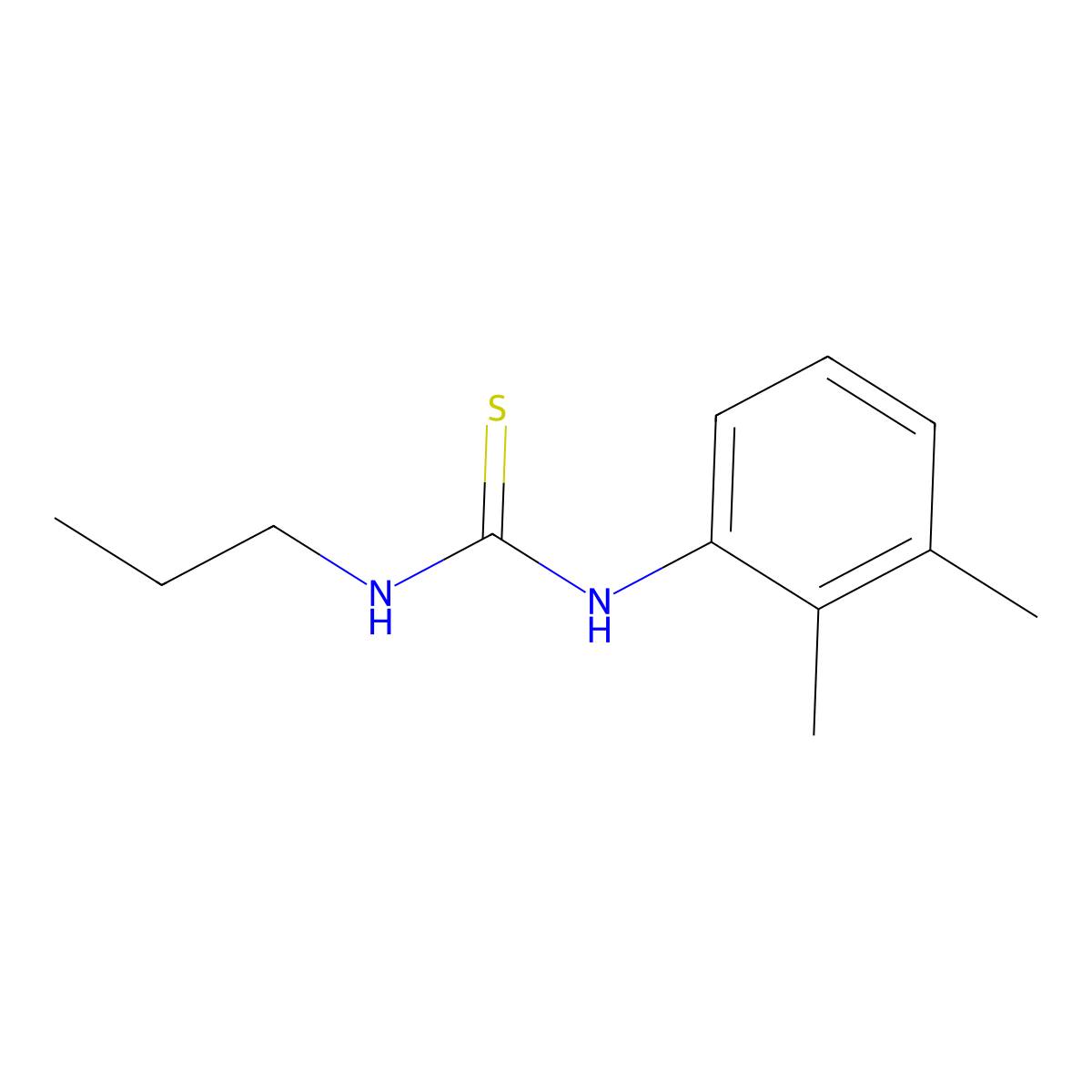 1-(2,3-Dimethylphenyl)-3-propylthiourea molecular structure, CAS 479232-15-0