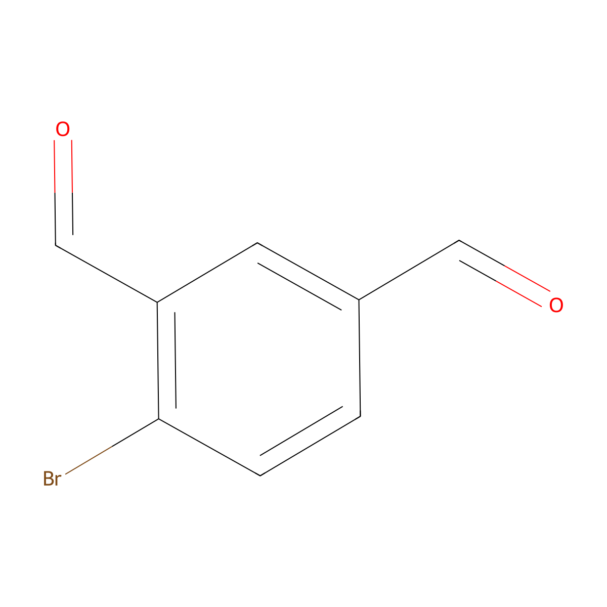 4-Bromoisophthalaldehyde molecular structure, CAS 479258-37-2