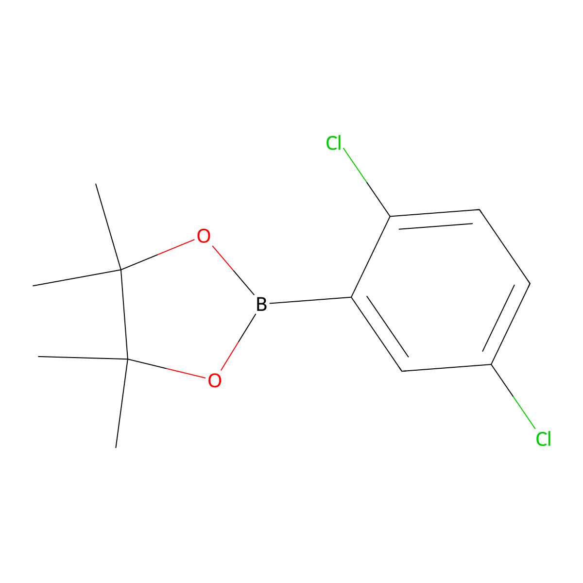 2-(2,5-Dichlorophenyl)-4,4,5,5-tetramethyl-1,3,2-dioxaborolane molecular structure, CAS 479411-91-1