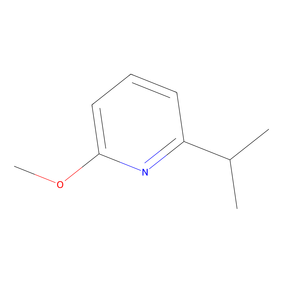 2-Methoxy-6-(propan-2-yl)pyridine molecular structure, CAS 479412-25-4