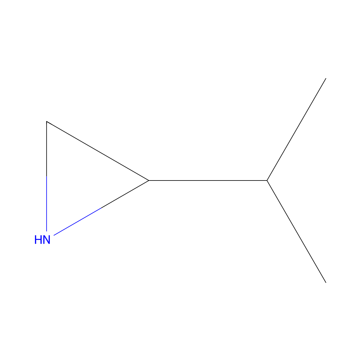 (2R)-2-(propan-2-yl)aziridine molecular structure, CAS 479484-11-2