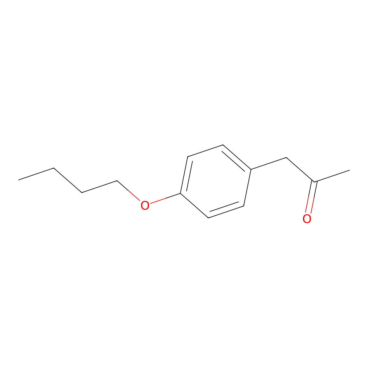 1-(4-Butoxyphenyl)propan-2-one molecular structure, CAS 4796-07-0