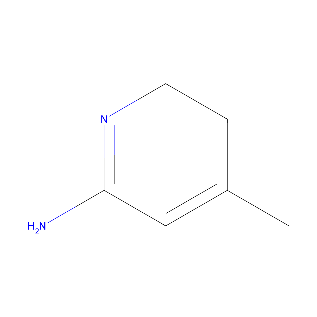 4-Methyl-1,2,5,6-tetrahydropyridine-2-imine molecular structure, CAS 479668-33-2