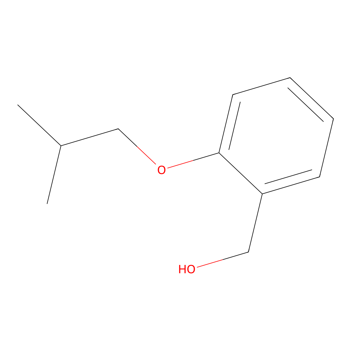 (2-Isobutoxyphenyl)methanol molecular structure, CAS 479669-72-2