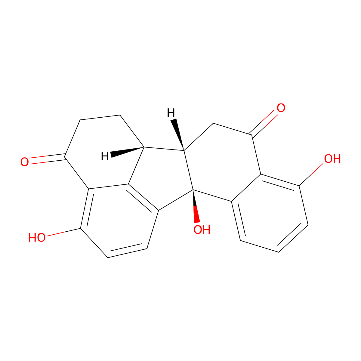 Daldinone A molecular structure, CAS 479669-74-4