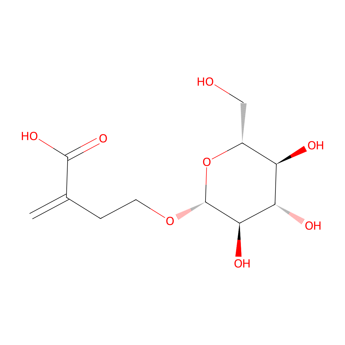 Securiterpenoside molecular structure, CAS 479677-95-7
