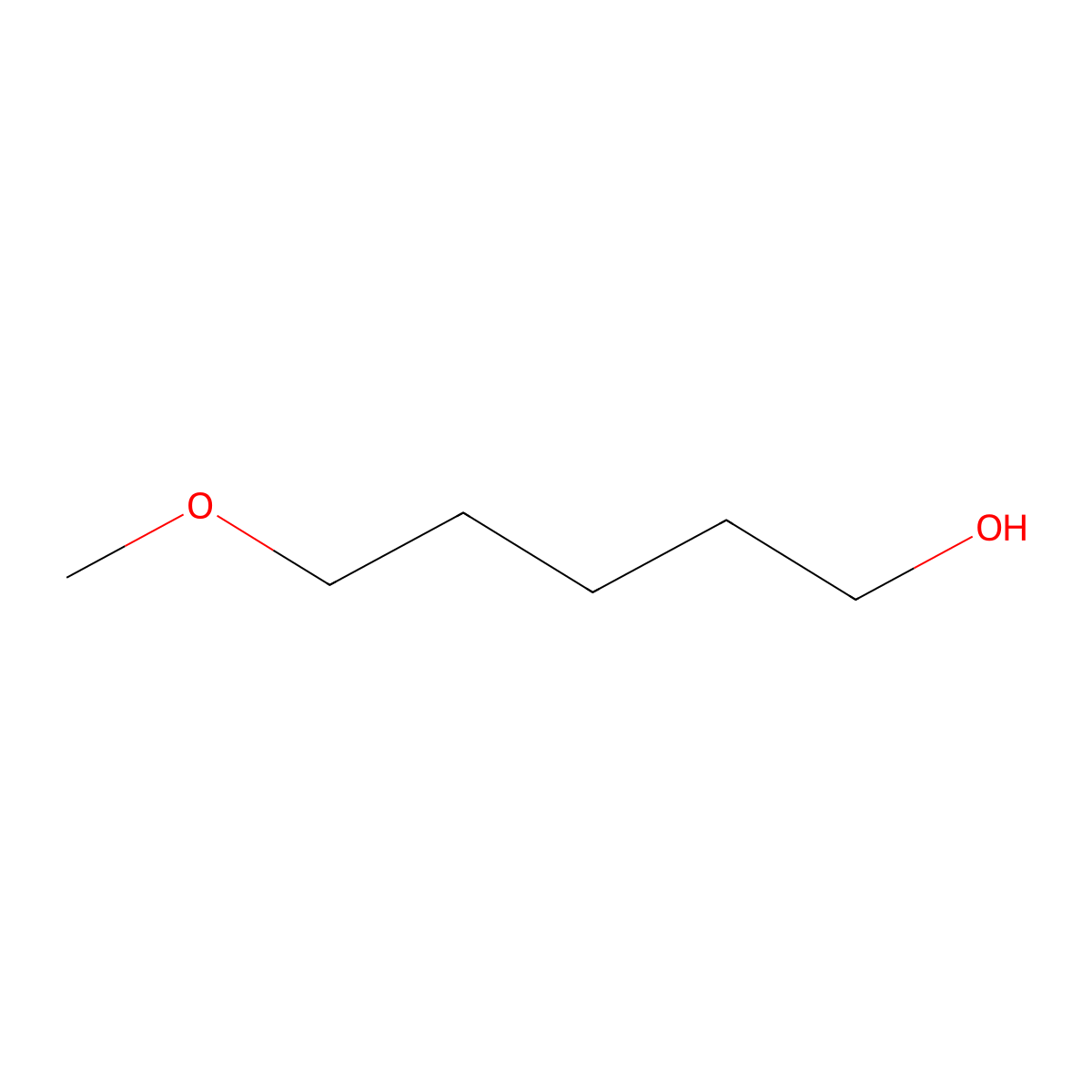 5-Methoxypentan-1-ol molecular structure, CAS 4799-62-6