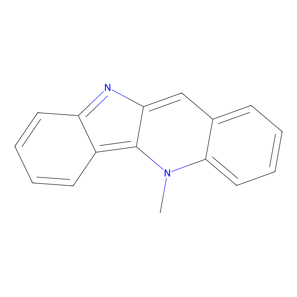 Cryptolepine molecular structure, CAS 480-26-2