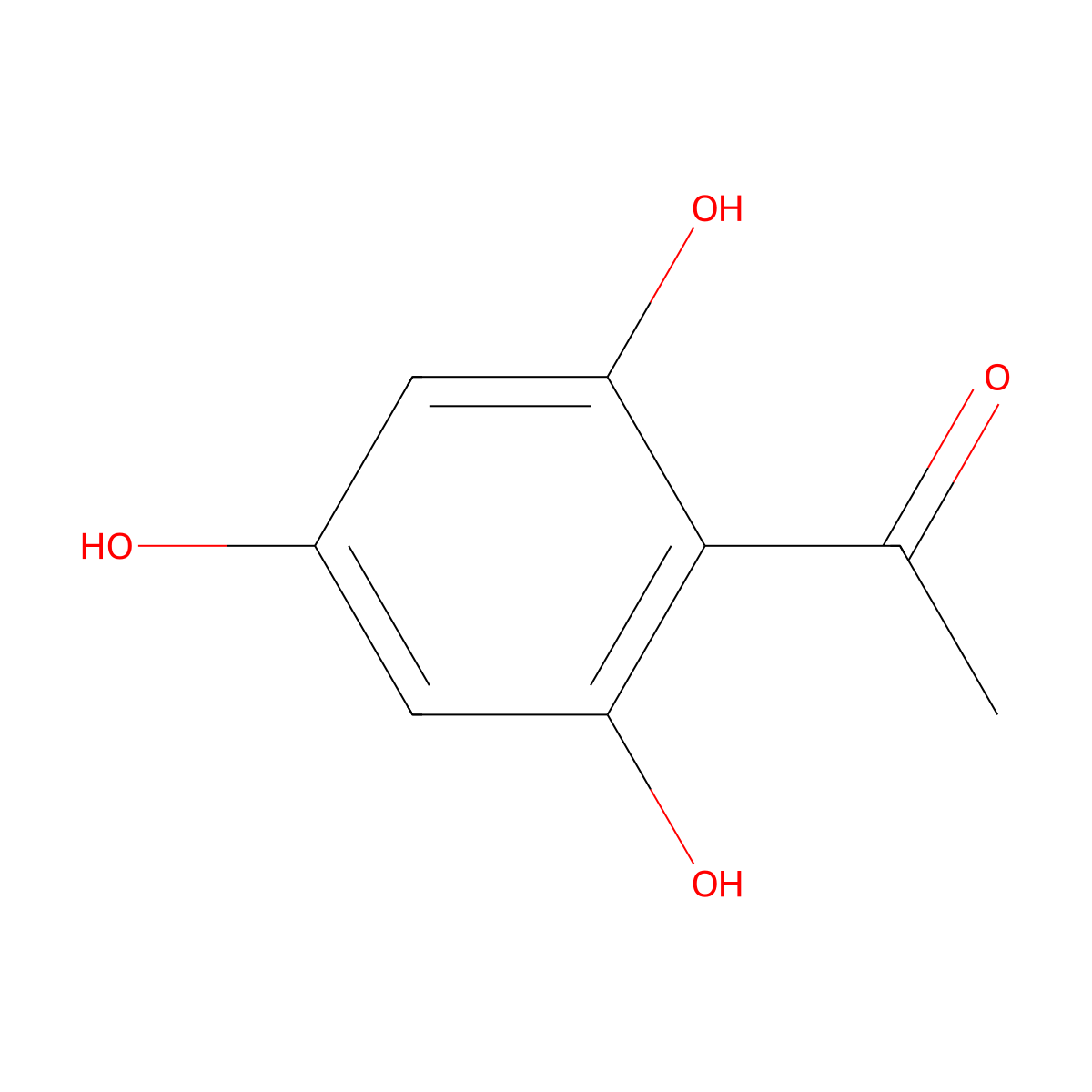 2',4',6'-Trihydroxyacetophenone molecular structure, CAS 480-66-0